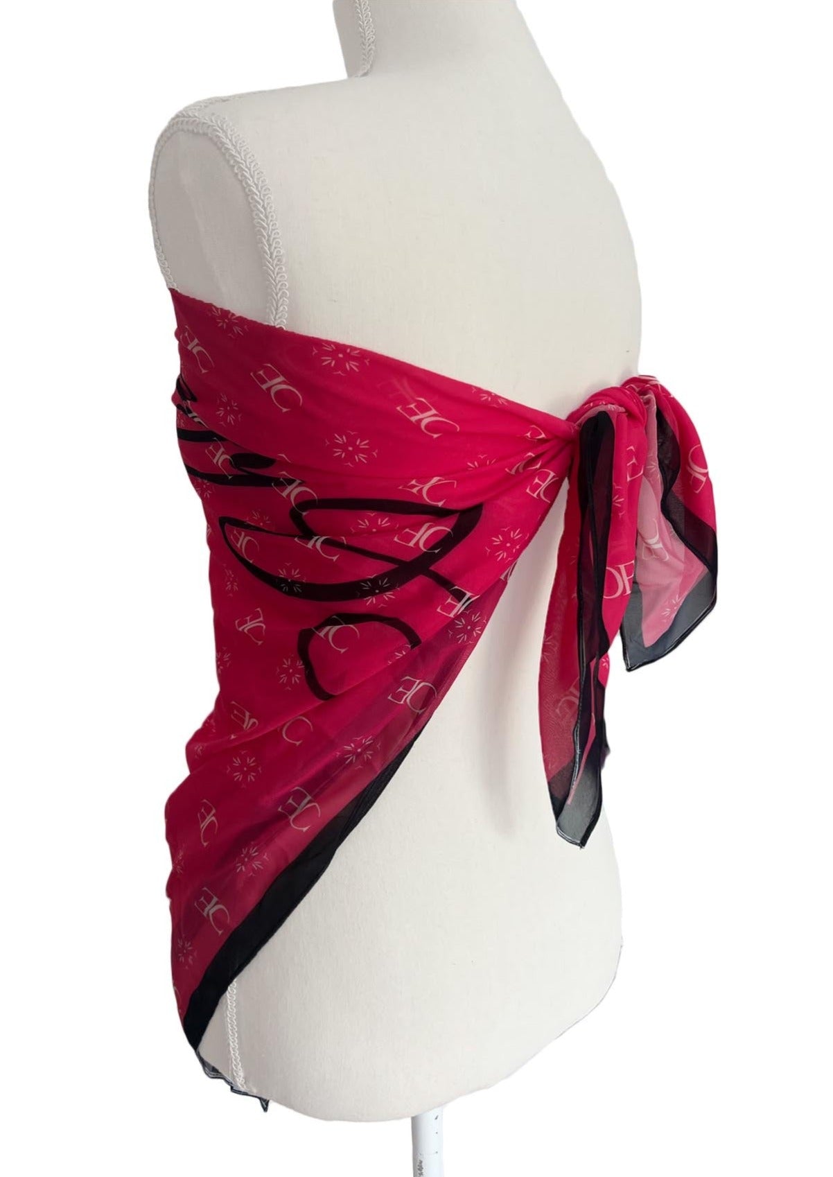 Chiffon ĆE Scarf in Hot Pink