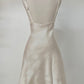Vintage VS 1990's Angelic White Floral Lace Semi-Sheer Dress (Medium)