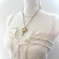 Alexander McQueen Charm Heart Pendant Necklace (1990's)