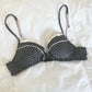 Victoria's Secret Archival Classic Pin-Up Dotted Bra in Black (S-M)